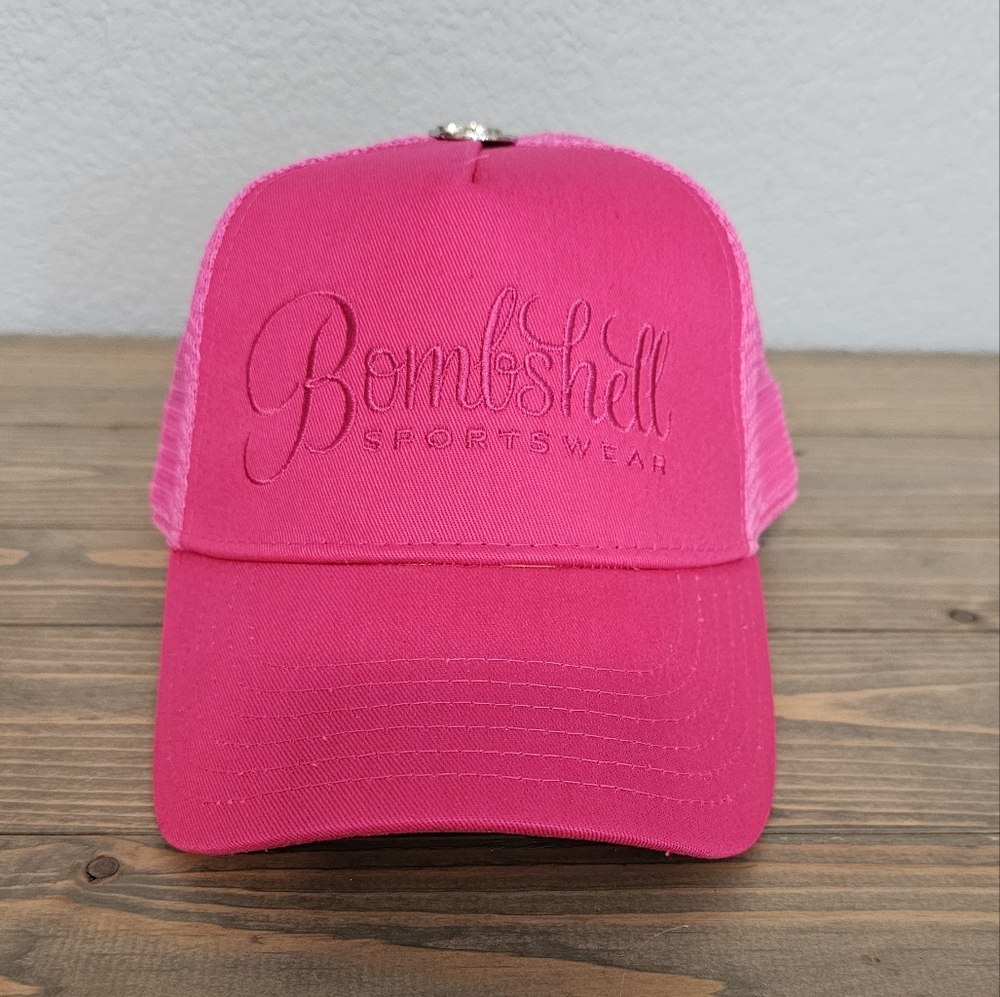 Bombshell Sportswear Hot Pink Trucker Cap